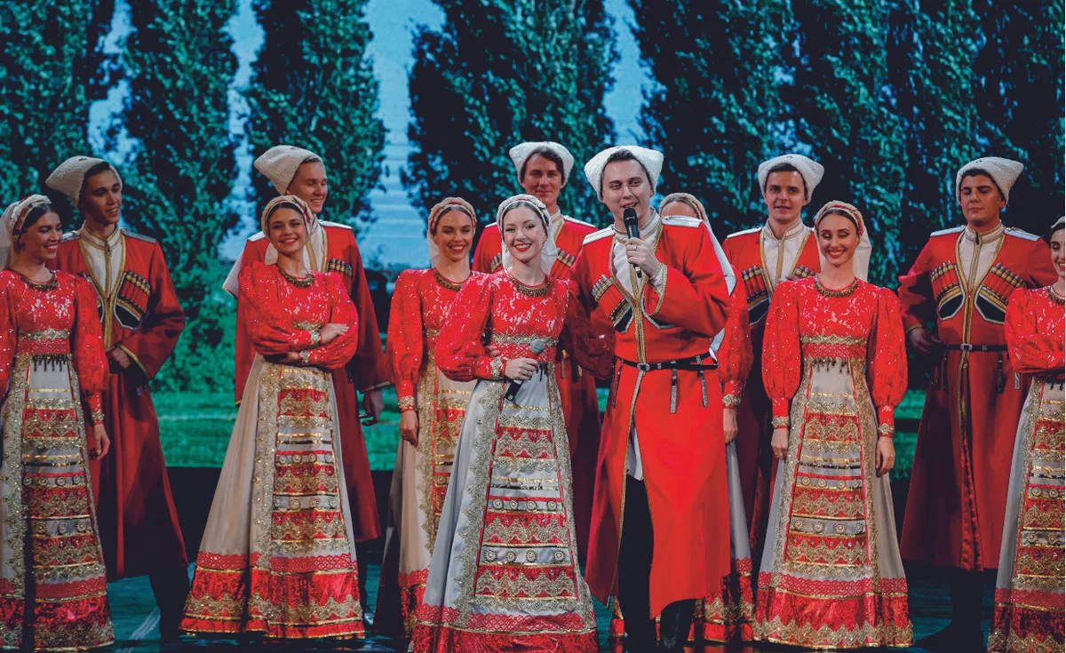 "Народные хиты от ансамбля Ивушка" концертГКА "Ивушка"