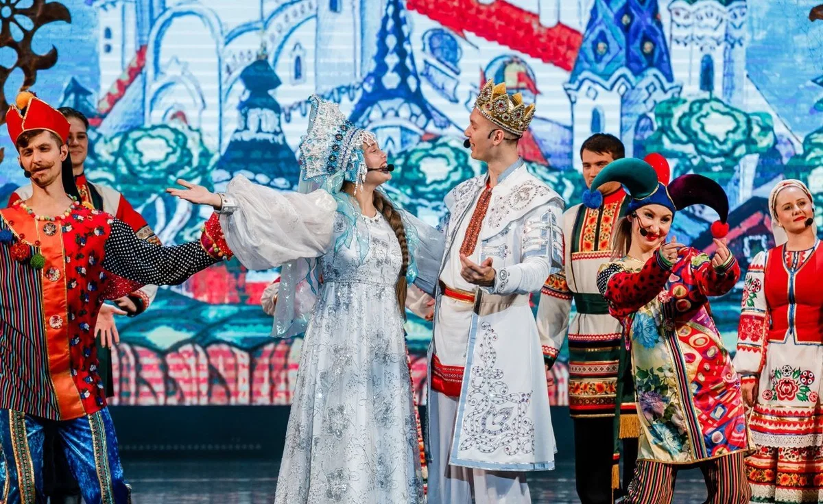"КОНЁК-ГОРБУНОК" Музыкально-театрализованное представление ГКА "Ивушка" для детей.