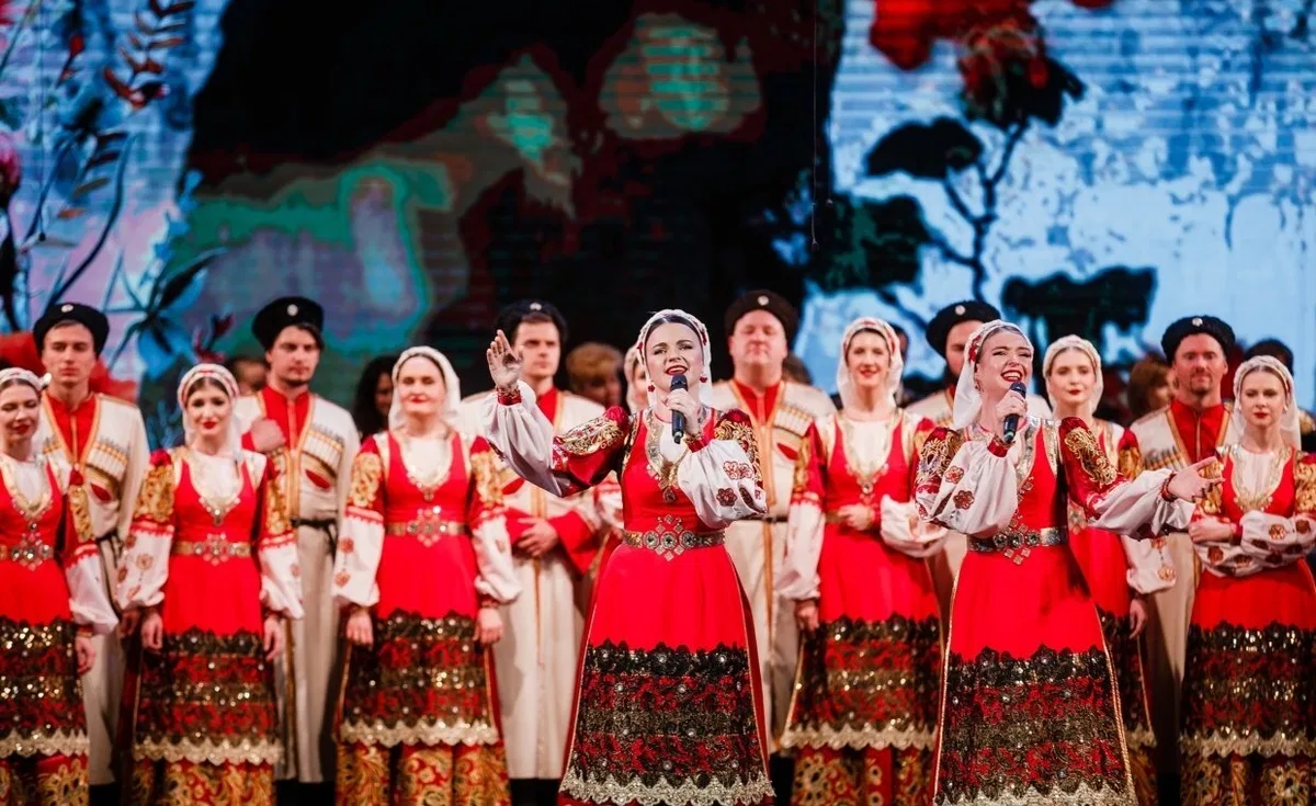 «В единстве наша сила». Концерт ГКАТиП «Кубанская казачья вольница им. Н.В.Кубаря»