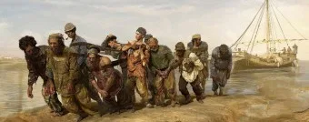 «Как художник Репин с волжскими бурлаками подружился»