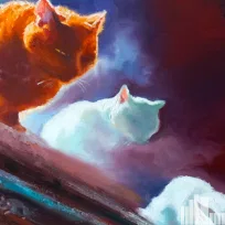 Персональная выставка художника Елены Мартенс «Сны домашней кошки»