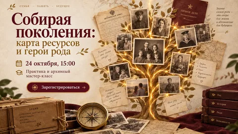 24 октября в 15:00 — третья встреча цикла «Собирая поколения».